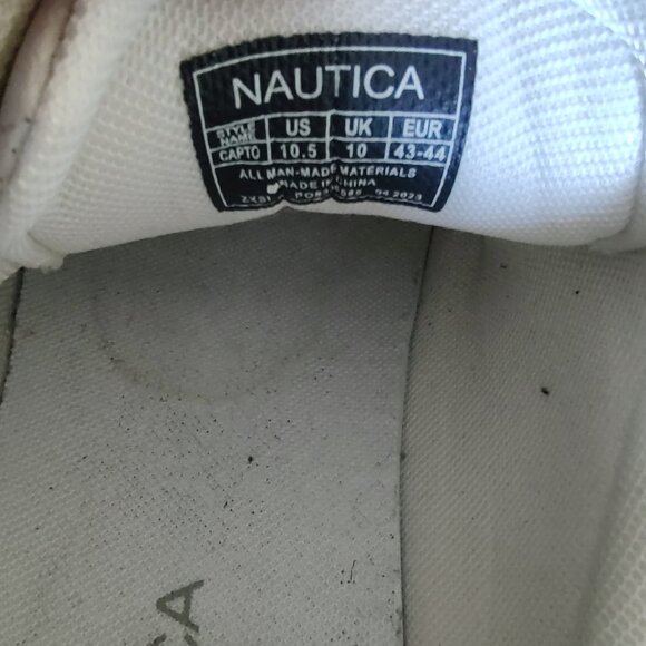 Nautica Capto white low-cut oxford shoes - Men's Size 10.5 - Picture 3 of 9